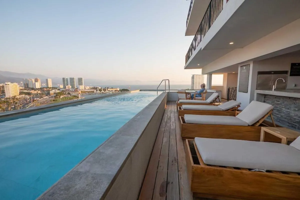 公寓 巴亞爾塔港Pool With Ocean View, Gym - Grupoxingo公寓
